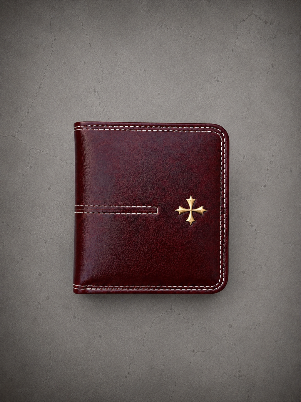 Gray Closet Essential Wallet – Burgundy