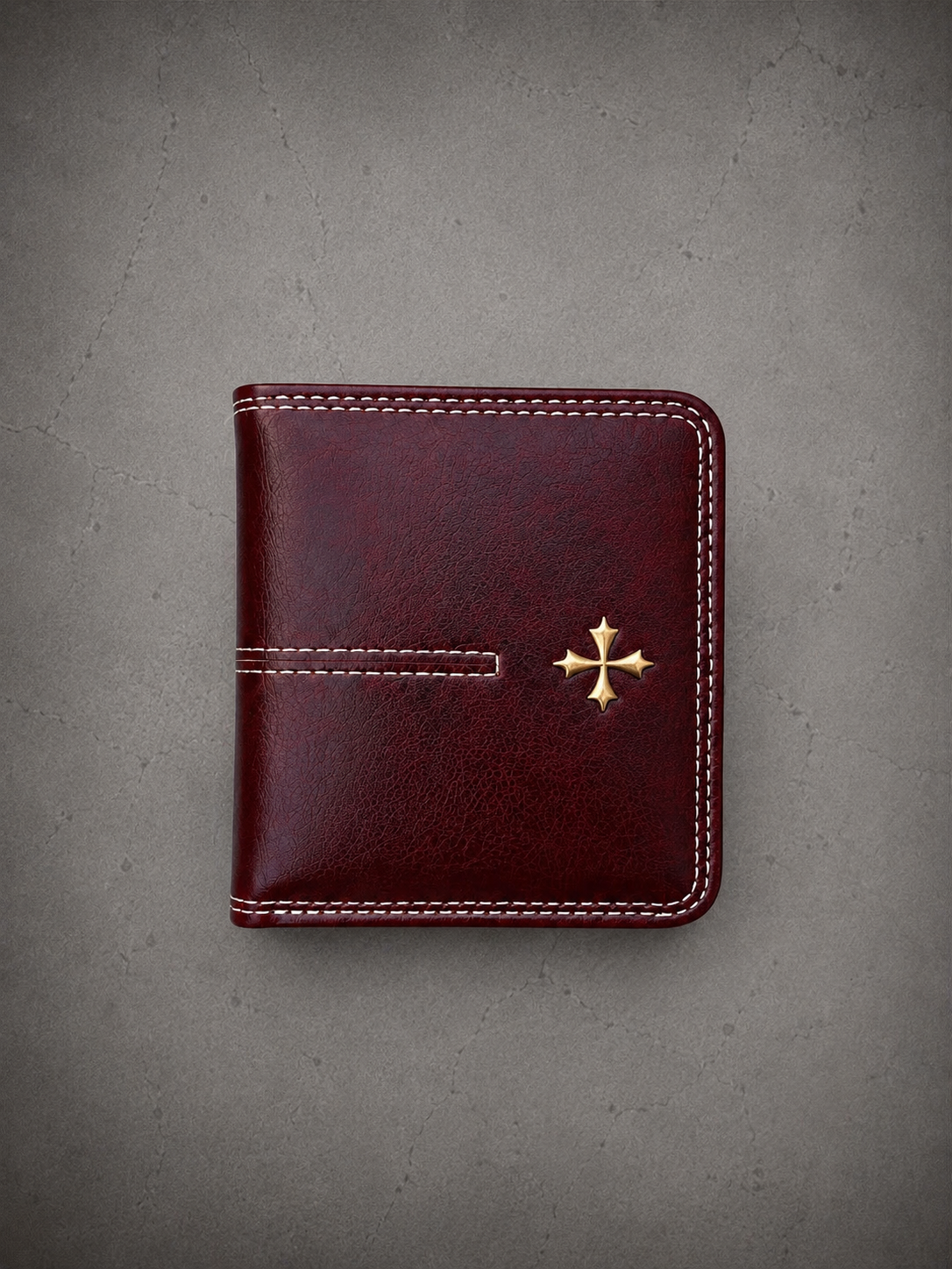 Gray Closet Essential Wallet – Burgundy
