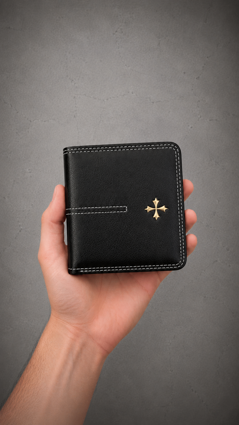 Gray Closet Essential Wallet – Black