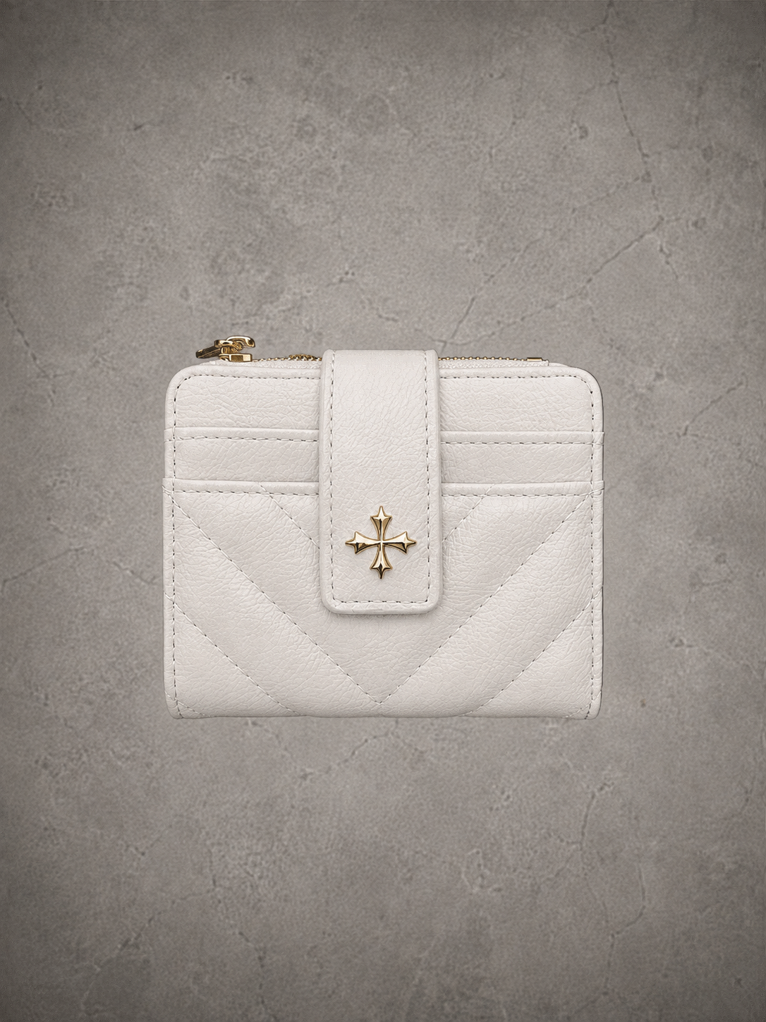 Gray Closet The Aurelia Wallet —Ivory
