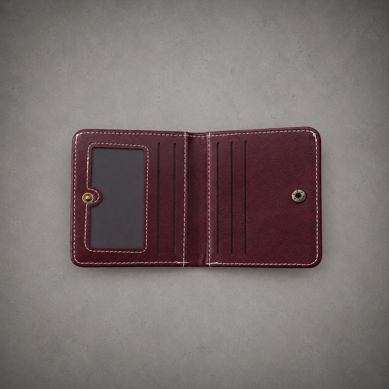 Gray Closet Essential Wallet – Burgundy