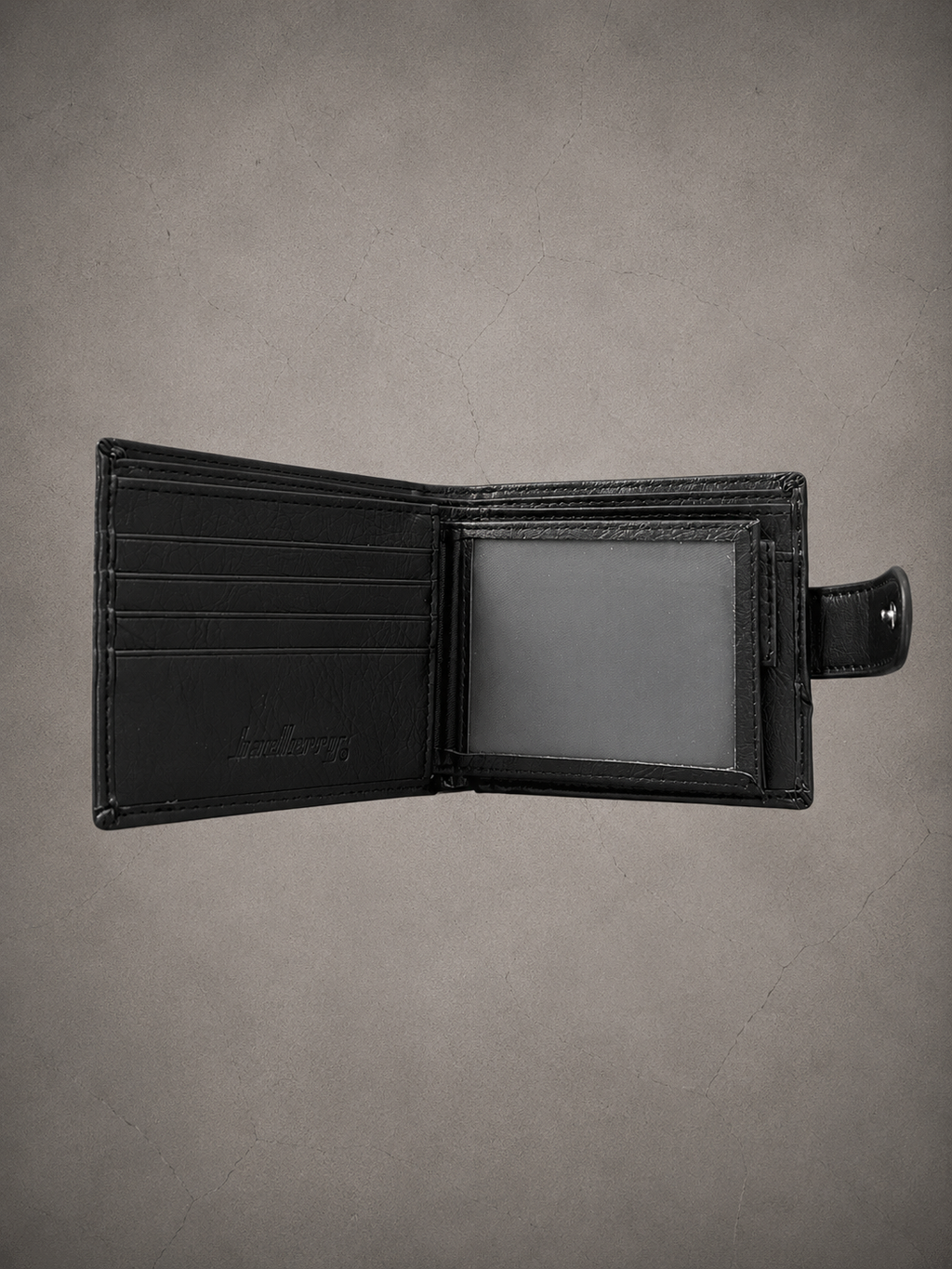 Gray Closet Cross Wallet -Black