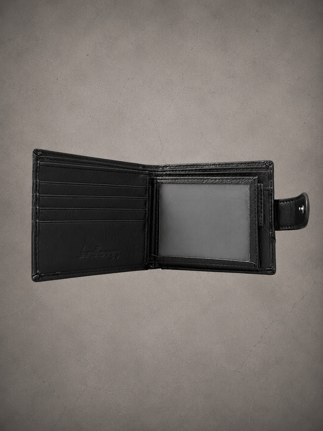 Gray Closet Cross Wallet -Black