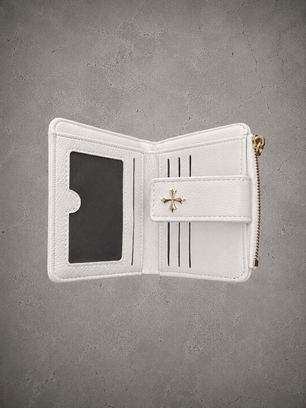 Gray Closet The Aurelia Wallet —Ivory