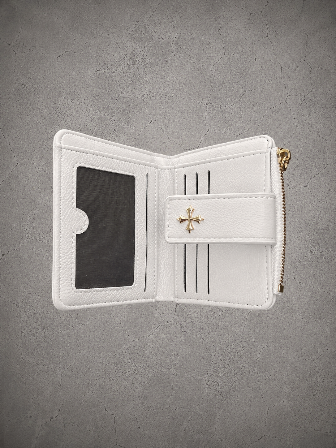Gray Closet The Aurelia Wallet —Ivory