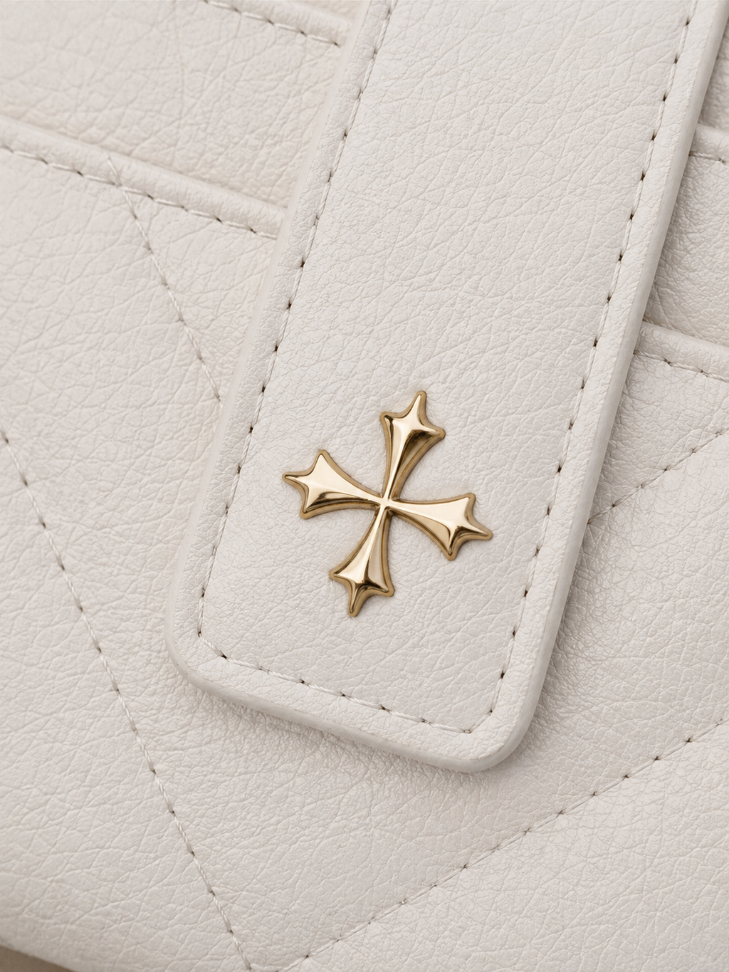 Gray Closet The Aurelia Wallet —Ivory